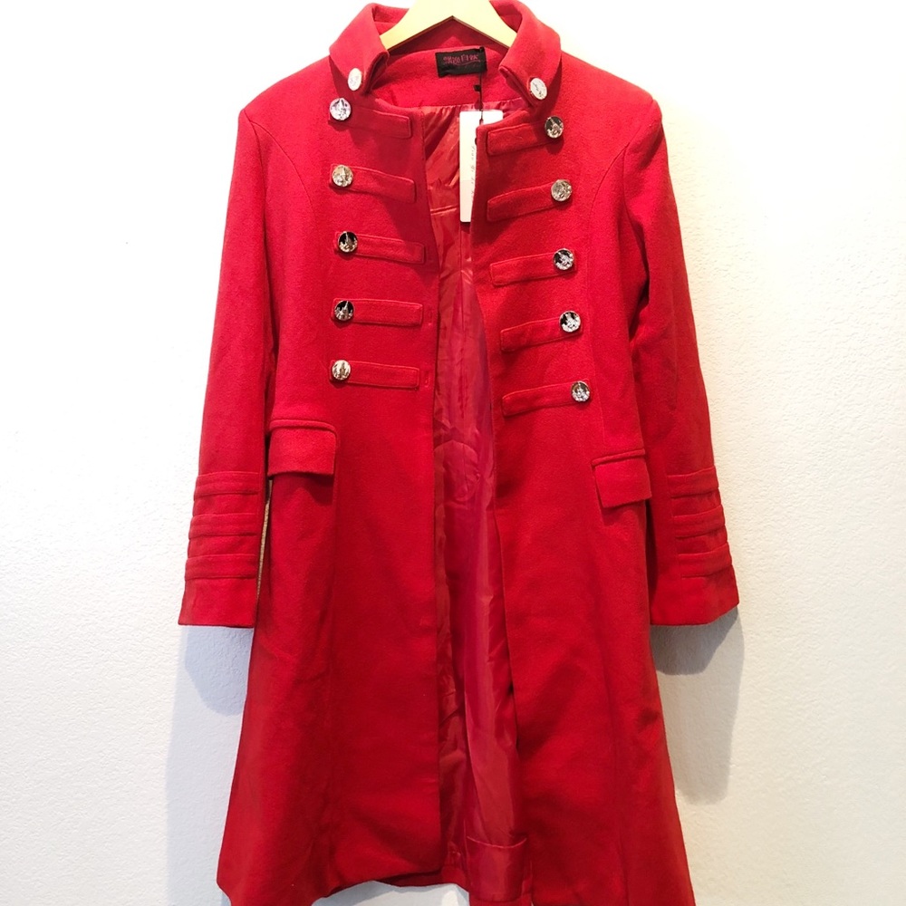 Trendy Red Coat
